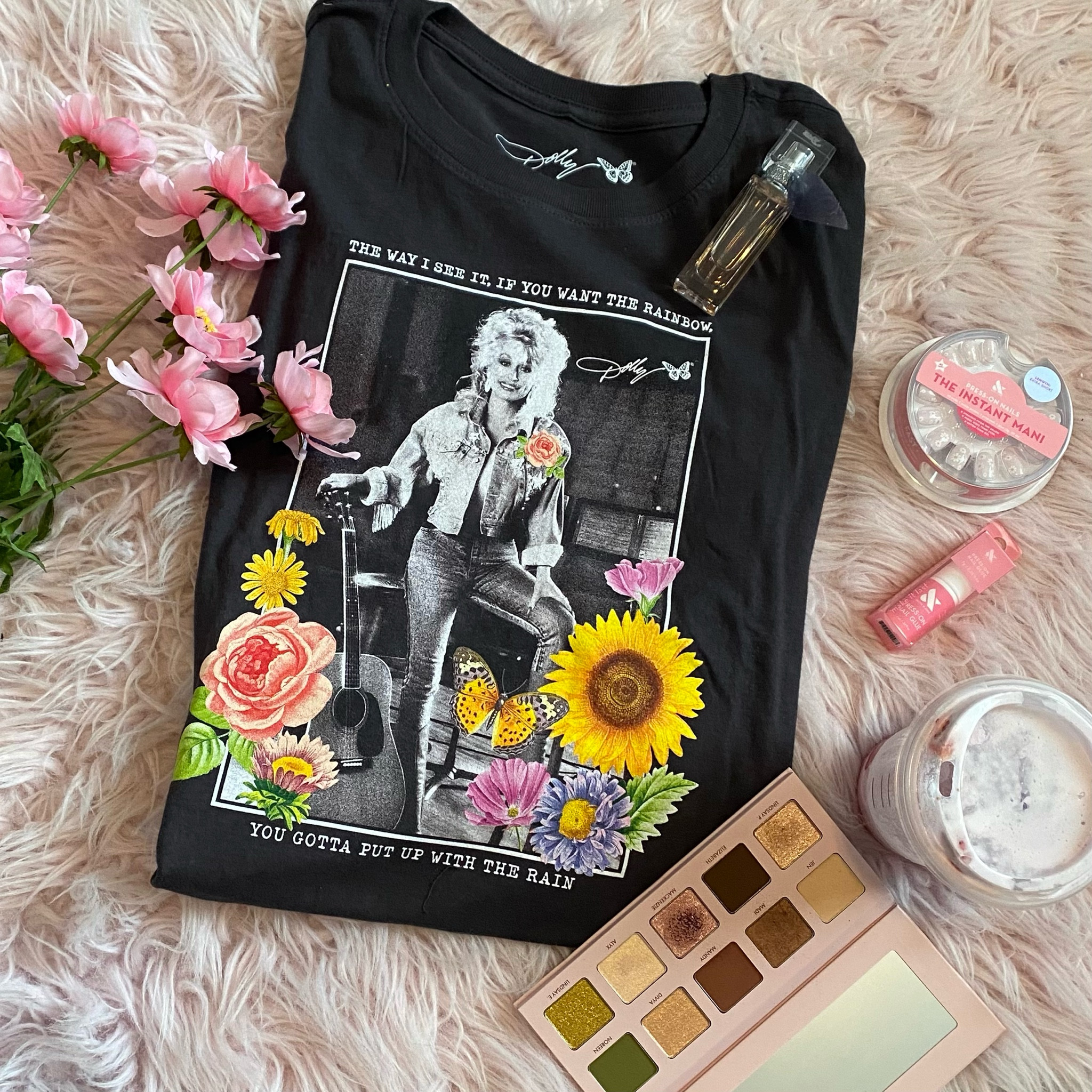Dolly Parton tee shirt
Dolly graphics tee
Lancôme la vie est belle
Wander beauty trailblazer eyeshadow palette
Olive and June extra short press on nails
Olive and June glue polish
Nail glue polish
Starbucks pink drink with lavender cream cold foam

#LTKover40 #LTKbeauty #LTKxTarget
