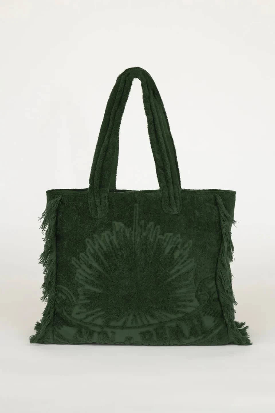 Athens Terry Tote Medium Blue | S.L. Blake And Company