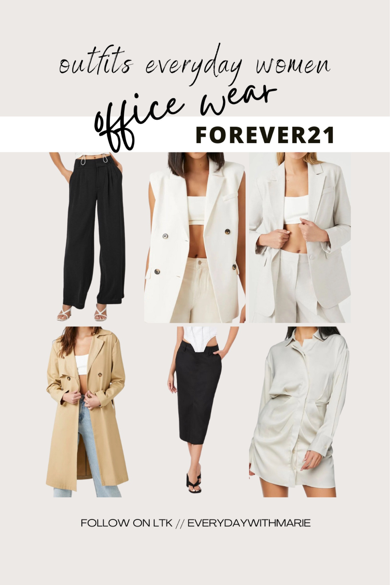 I was able to find some great pieces at forever21. Classic and simple items for everyday women! #forever21 

#LTKsalealert #LTKFind #LTKworkwear