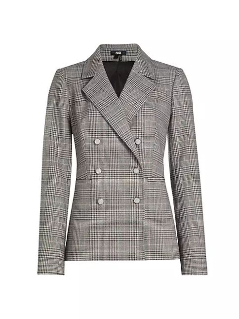 Hollie Plaid Double-Breasted Blazer | Saks Fifth Avenue (CA)