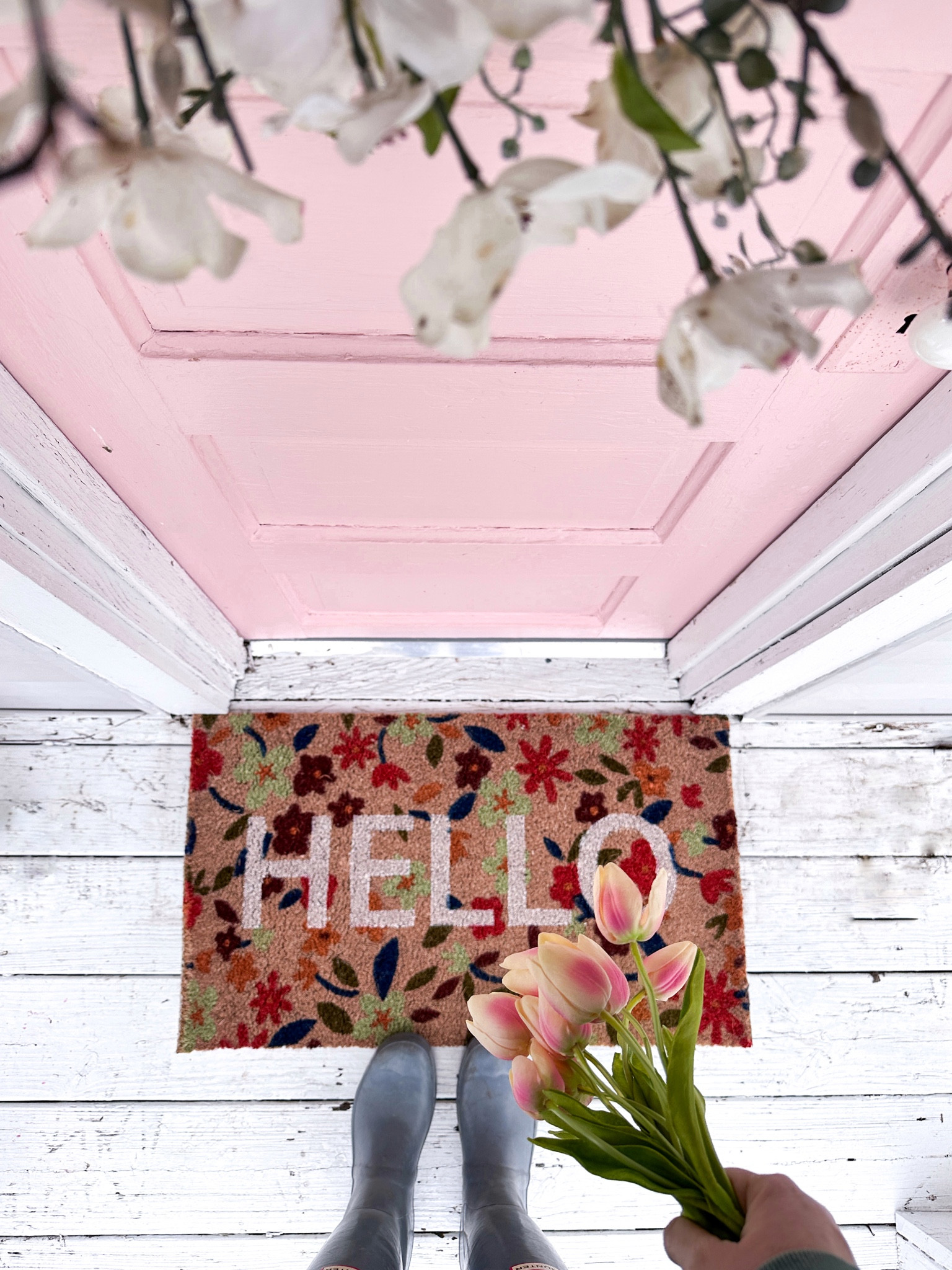 Spring H E L L O door mat 🌷

#LTKhome