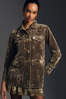 Velvet Utility Jacket | Anthropologie (US)