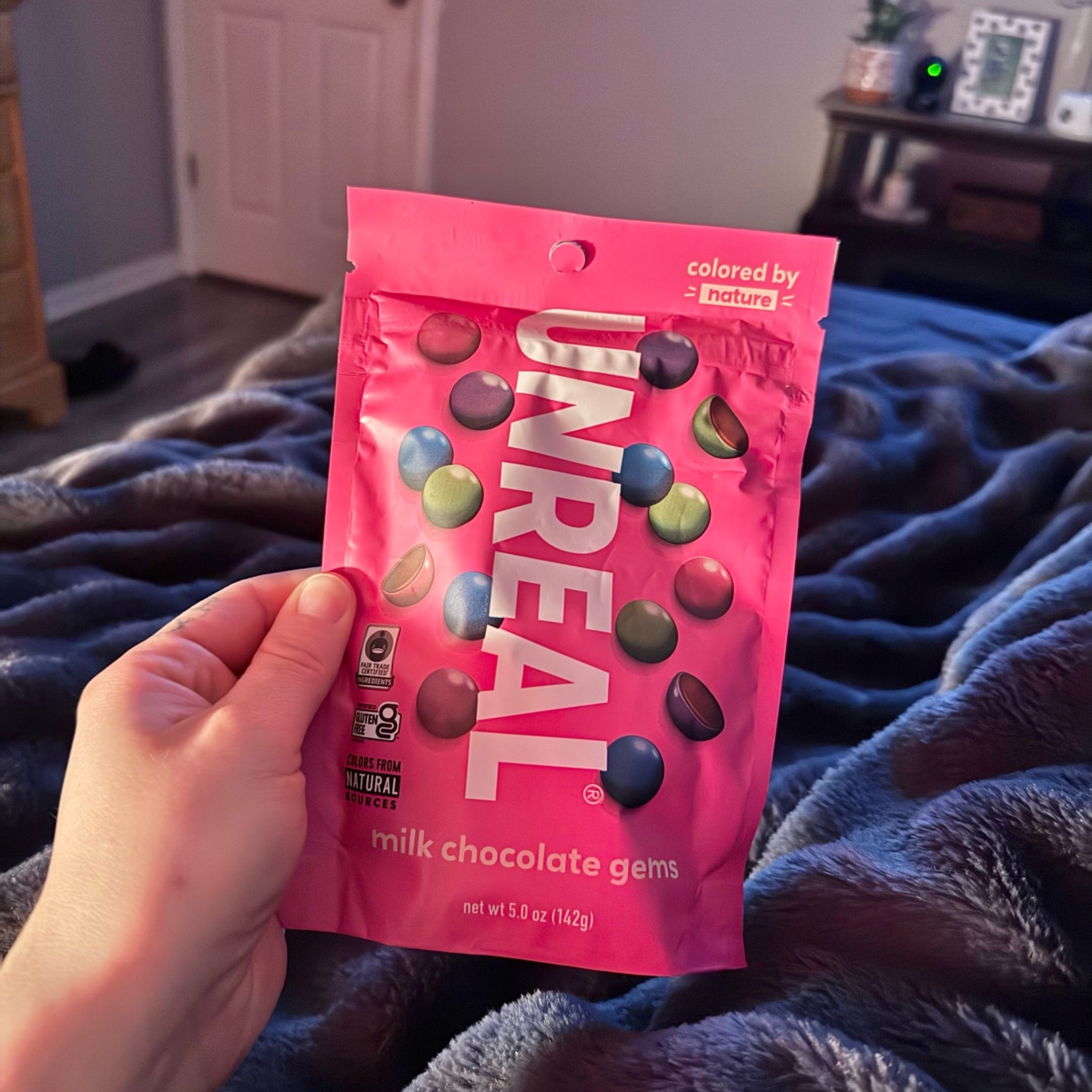 Looking for a great swap for m&m’s? Try these milk chocolate candy gems from unreal