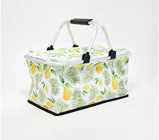 Temp-tations Collapsible Insulated Basket - QVC.com | QVC