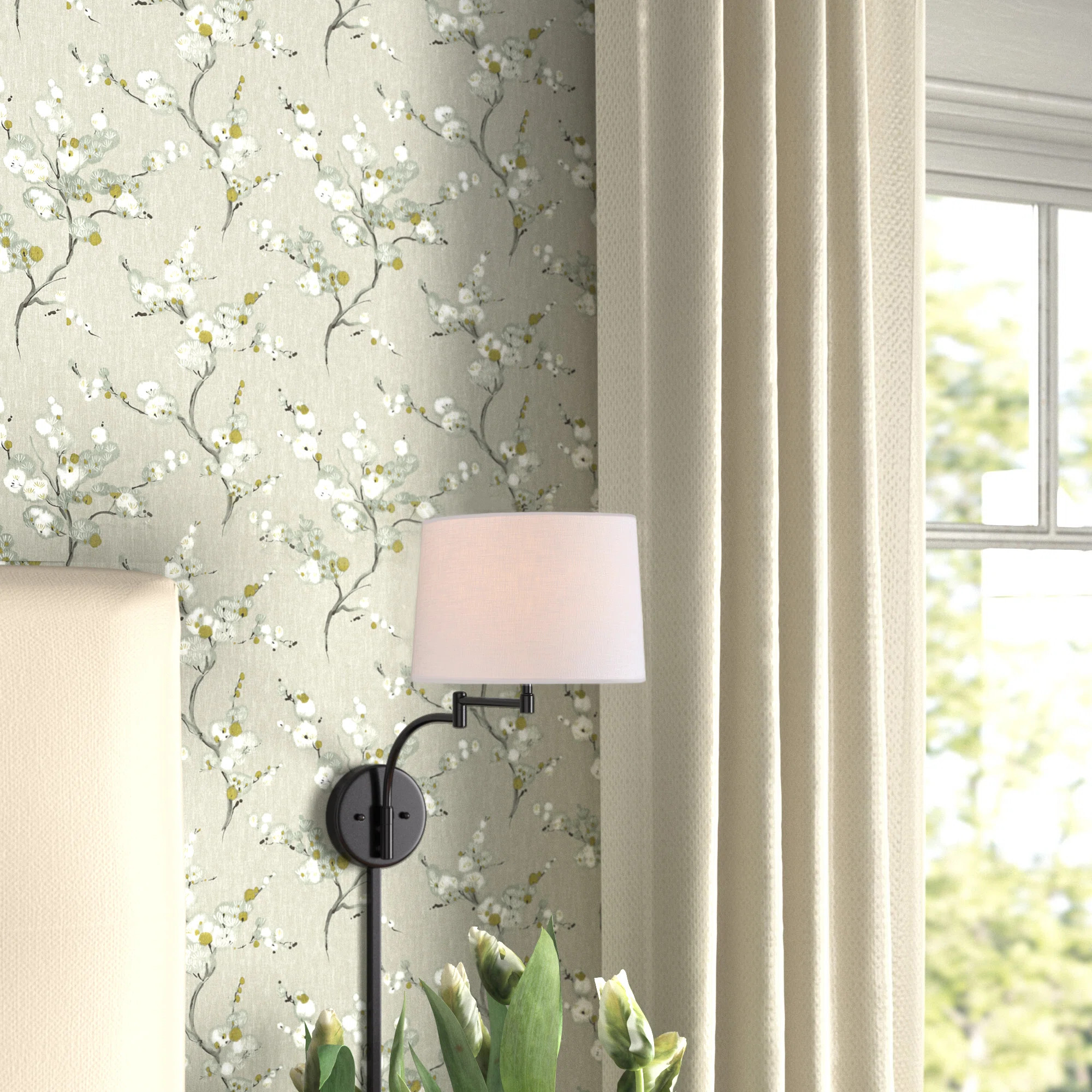 Andover Mills™ Anneliese 1 - Light Dimmable Swing Arm & Reviews | Wayfair | Wayfair North America