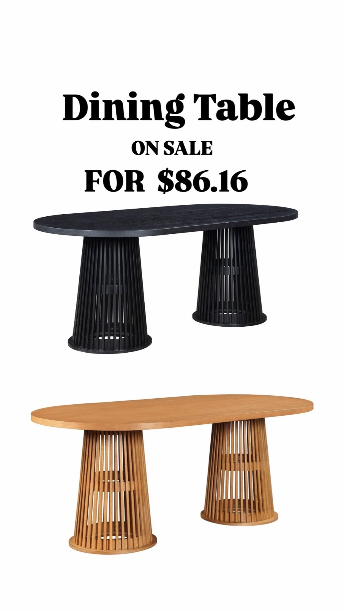 DINING TABLE ON SALE FOR $86.16

Beautiful by Drew Oval Dining Table, Rich Black

#LTKSaleAlert #LTKHome #LTKSeasonal
