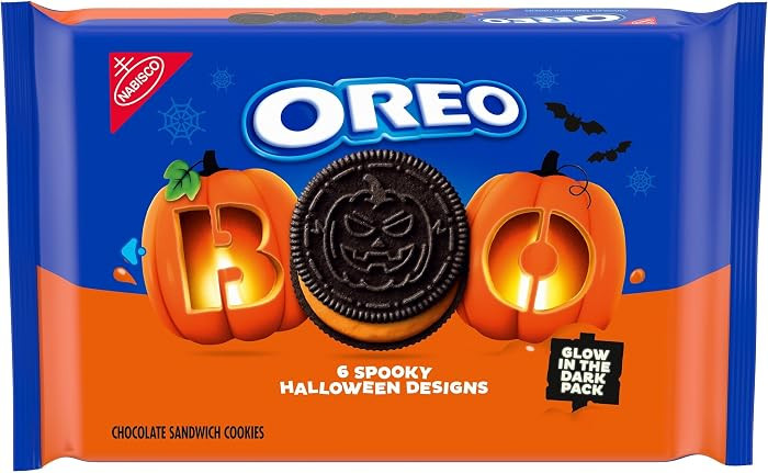 OREO Orange Creme Chocolate Sandwich Halloween Cookies, 18.71 oz | Amazon (US)