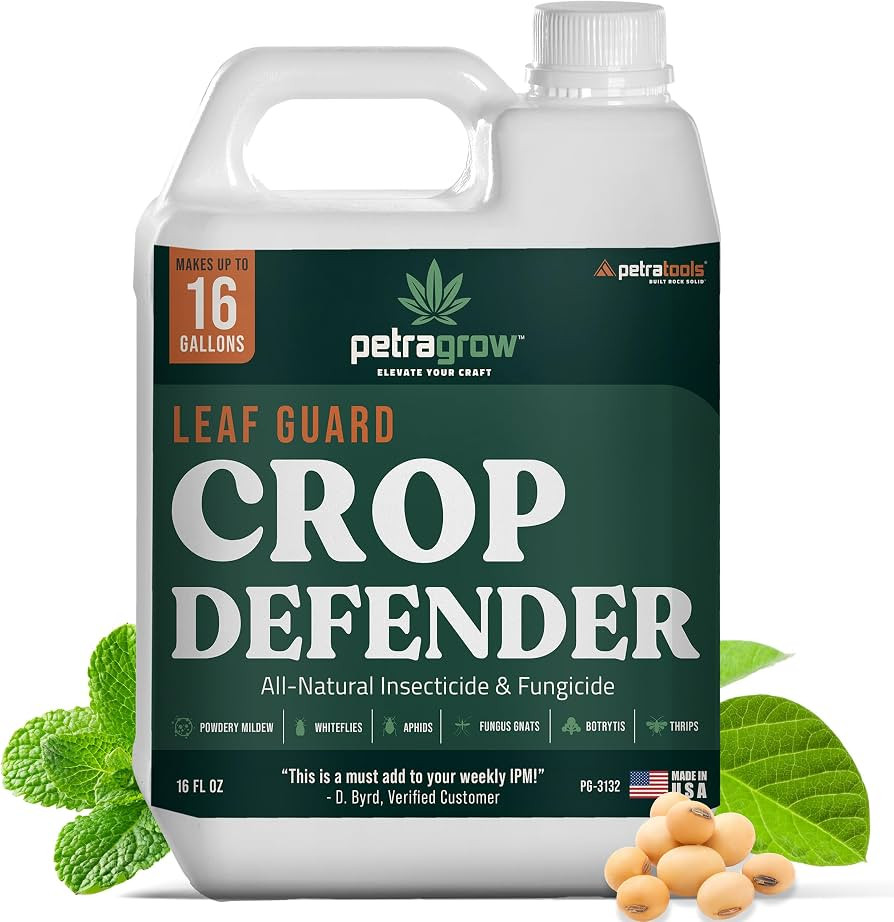 PetraGrow Crop Defender Leaf Guard Super Concentrate Pesticide, Miticide, Plant Fungicide, Insect... | Amazon (US)