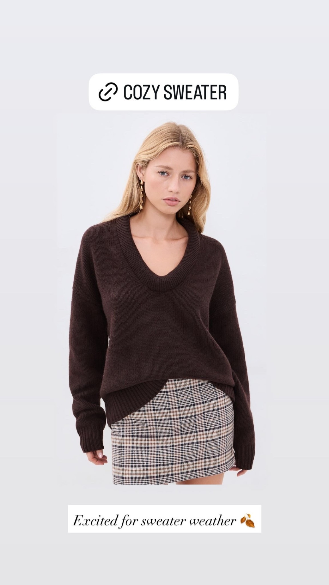 Fall sweater 🤍
