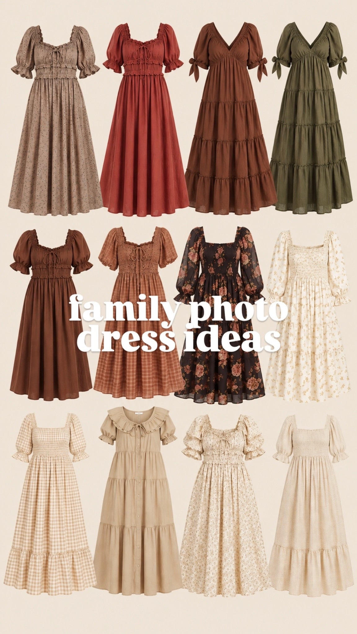Fall family photo outfit inspiration!! Some of my favorite dresses’n

#LTKmomlife #LTKootd #LTKgrwm