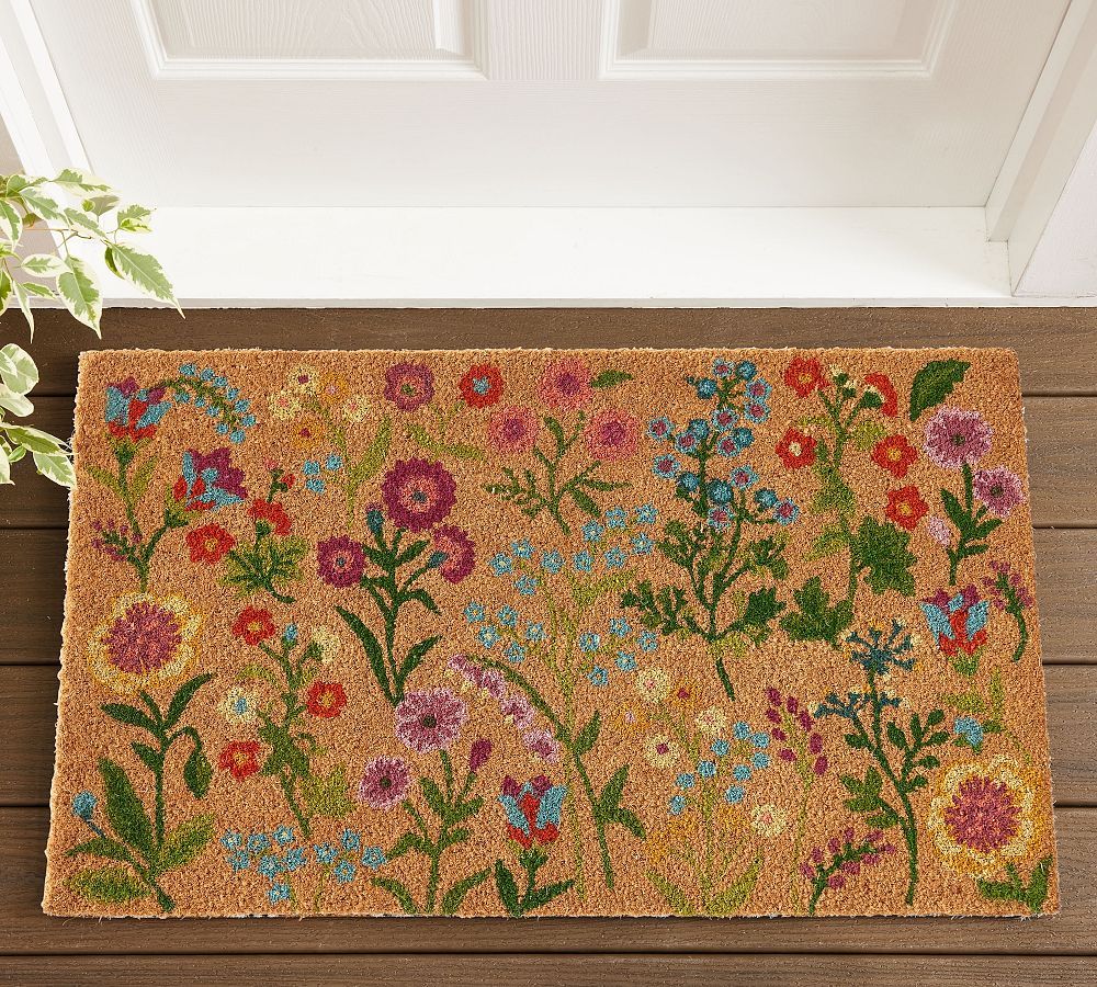 Spring Floral Doormat | Pottery Barn (US)