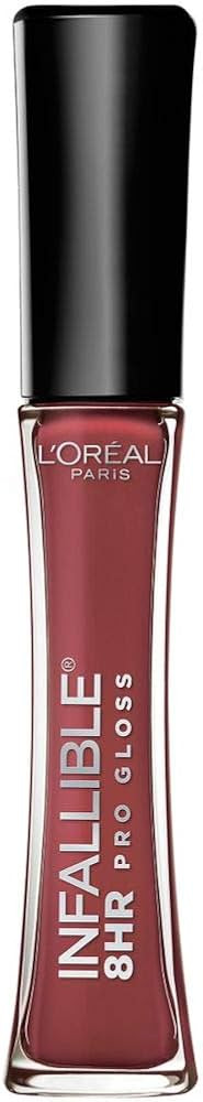 L’Oreal Paris Makeup Infallible 8 Hour Hydrating Lip Gloss, Sangria, 0.5 Ounce | Amazon (US)