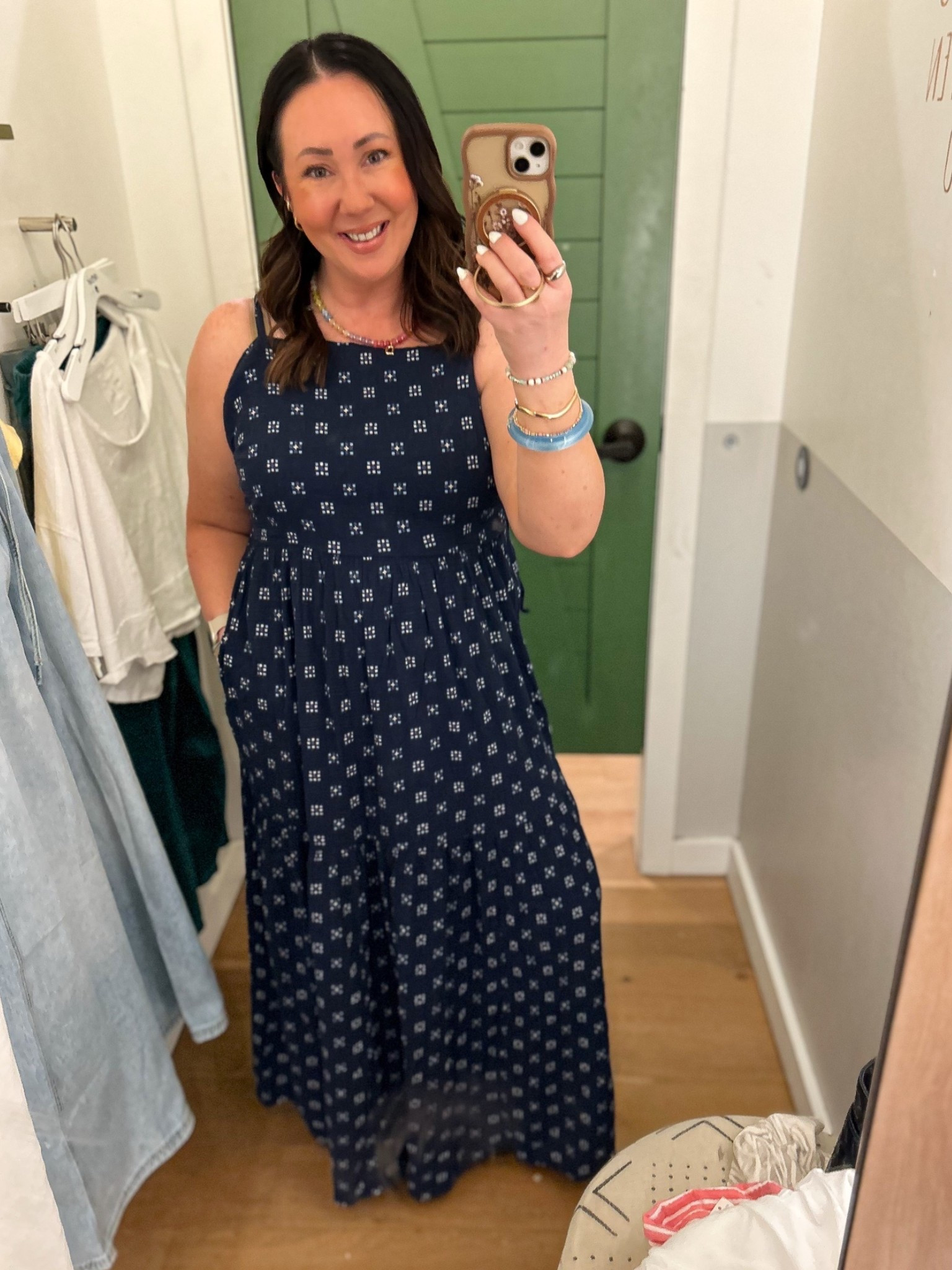 The prettiest maxi dress @Aerie ! On sale for $35! Wearing xl here but would prefer a large. Straps are adjustable.

#LTKOver40 #LTKSaleAlert #LTKmomlife