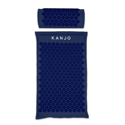 Kanjo Acupressure Mat Set Mat: 17 X 28 Inch / Pillow: 6 X 14 Inch Navy Blue KANNAVM | Target