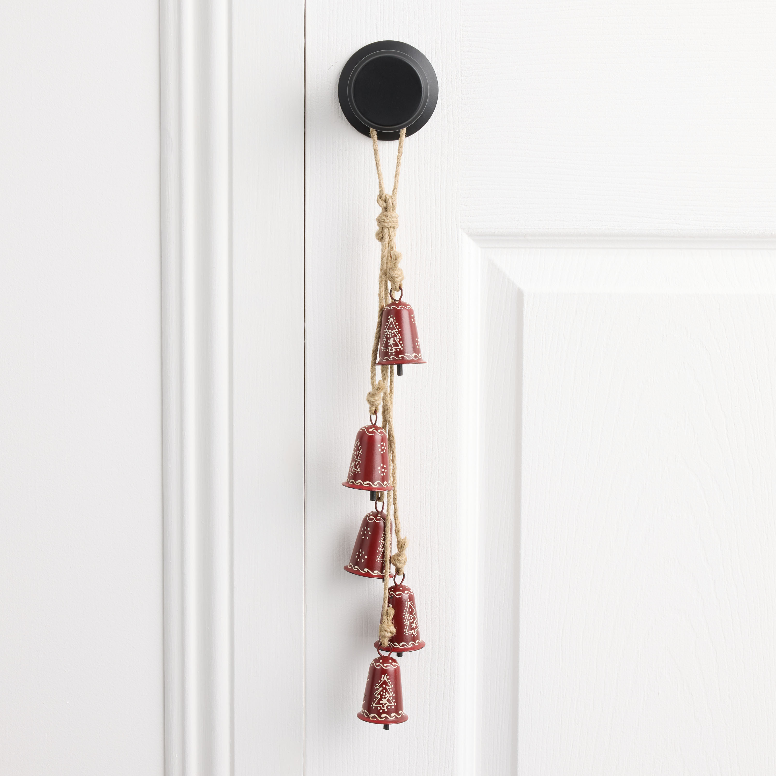 Red Metal Bell Cluster Hanging Decor | World Market