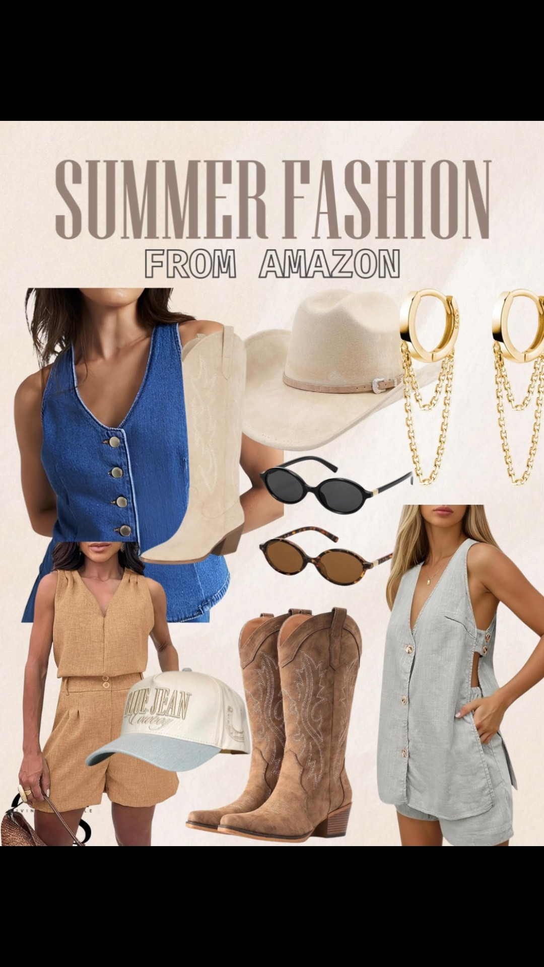 Western summer fashion from Amazon 
Rodeo outfit, country concert outfit, cowgirl boots, denim vest, rodeo style, country ootd, bachelorette trip outfit, Nashville outfit, summer ootd, summer style, festival outfit, amazon fashion, Amazon style, Memorial Day

#LTKSeasonal #LTKTravel #LTKPetite