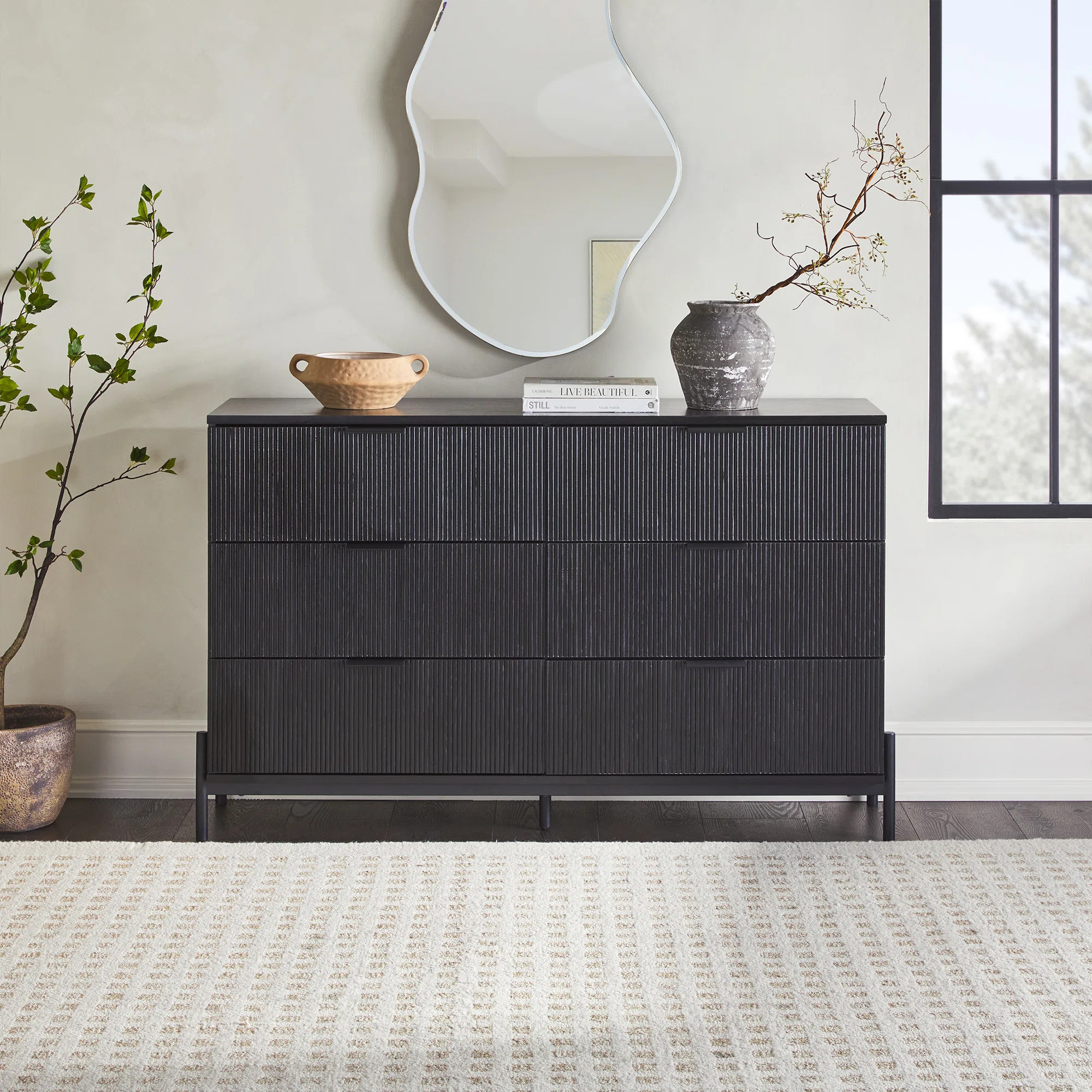 Wade Logan Camelia Reeded 6-Drawer Double Dresser & Reviews | Wayfair | Wayfair North America