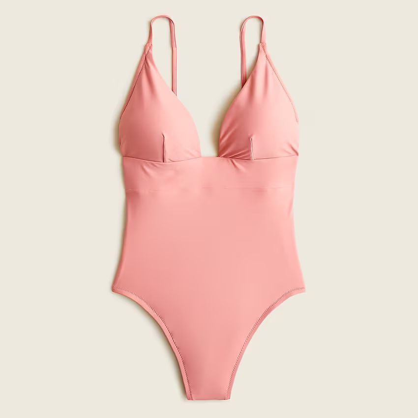 J.Crew: Plunge One-piece For Women | J.Crew US