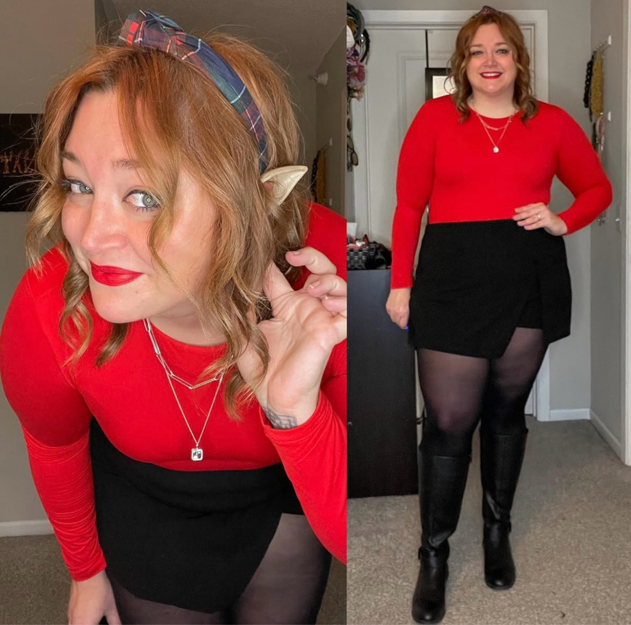 Santa’s Elf for all your holiday party needs 😂

Size XXL bodysuit
Size 4X Skort
Size 2X tights

#LTKParties #LTKHoliday #LTKPlusSize