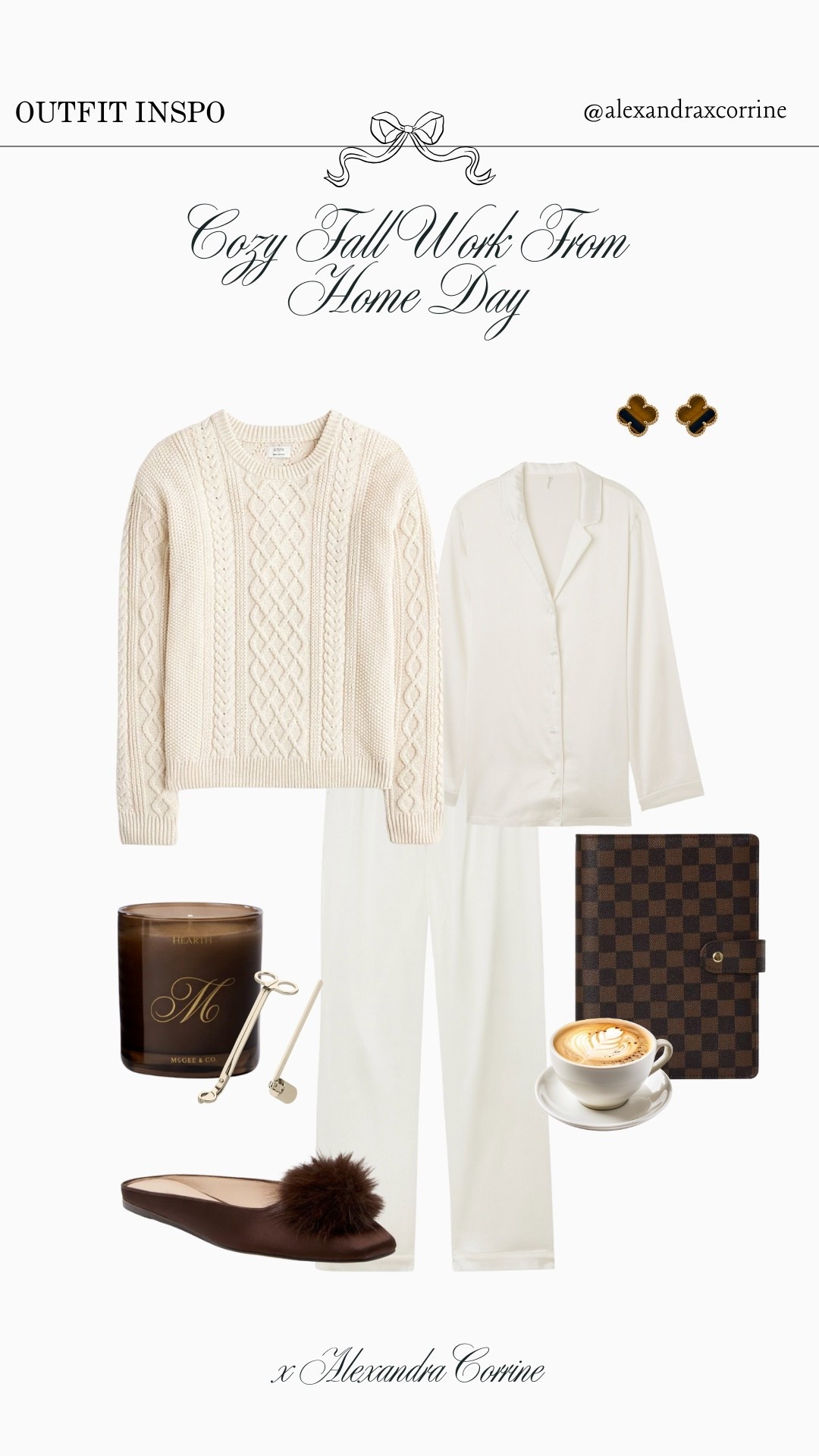 Cozy fall work from home outfit ☕️🤎

Outfit ideas, outfit inspo, ootd, cozy fall style, monochrome outfit, loungewear, lounge set, pajamas, pjs, cable knit sweater, chocolate brown, Pom Pom slippers 

#LTKStyleTip #LTKSeasonal