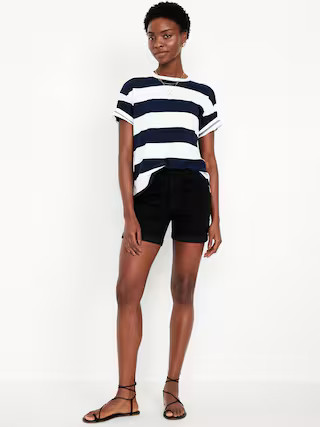 High-Waisted Wow Jean Shorts -- 5-inch inseam | Old Navy (US)