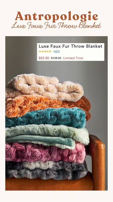 also currently on sale!✨ oversized and SO soft + perfect if you need to add a textured look to your couch or bed!

#LTKGiftGuide #LTKhome #LTKHolidaySale