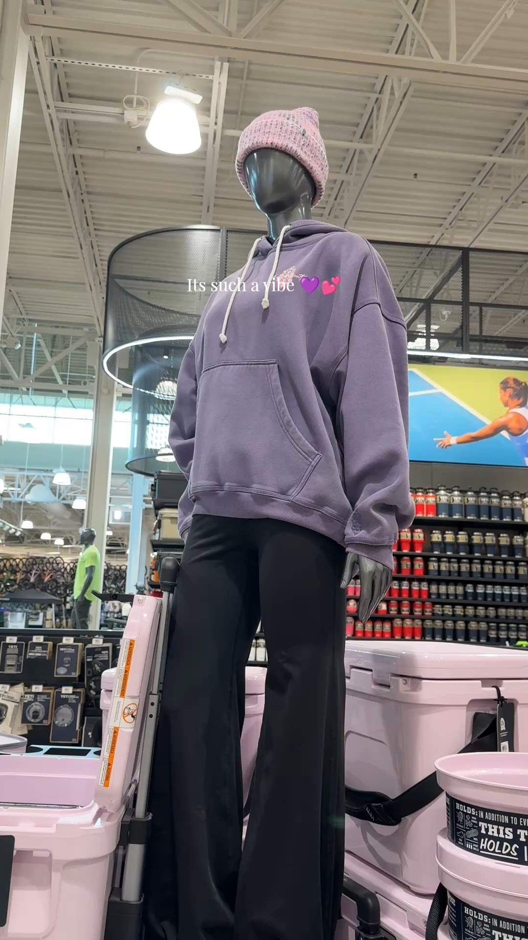 This color moment at Dick’s Sporting Goods though 😍 and a few of these pieces are on sale too!

FP Movement winter cozy + YETI in Cherry Blossom and Ultramarine Violet = the dreamiest pink & purple combo 💖💜
💕
That spacedye beanie and hoodie are giving comfy-cute, and I cannot get over these YETI colors.
💜
Spring outfit inspo, FP Movement hoodie, cozy beanie, YETI Cherry Blossom, YETI Ultramarine Violet, pink aesthetic, pink and purple, activewear, gym girl, cozy girl, soft pinks, color themes, shop with me, in store display 

#LTKSaleAlert #LTKActive #LTKTravel