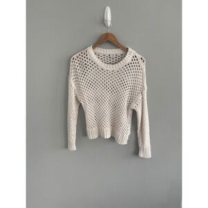 Abercrombie & Fitch Crochet Sweater Size Medium | Poshmark