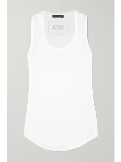ATM Anthony Thomas Melillo - Sweetheart Modal-jersey Tank - White | NET-A-PORTER (US)