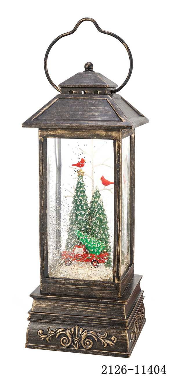 Holiday Time 11 inch Water Moving LED Illuminated Christmas Truck Lantern - Walmart.com | Walmart (US)
