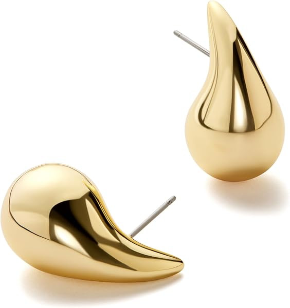 Ana Luisa Gold Teardrop Earrings - Kiara - 14K Gold Plated Teardrop Earring Dupes - Hypoallergenic, Water-Resistant, Tarnish-Free Earrings - Ana Luisa Jewelry - Stylish 14K Gold Plated Earrings | Amazon (US)