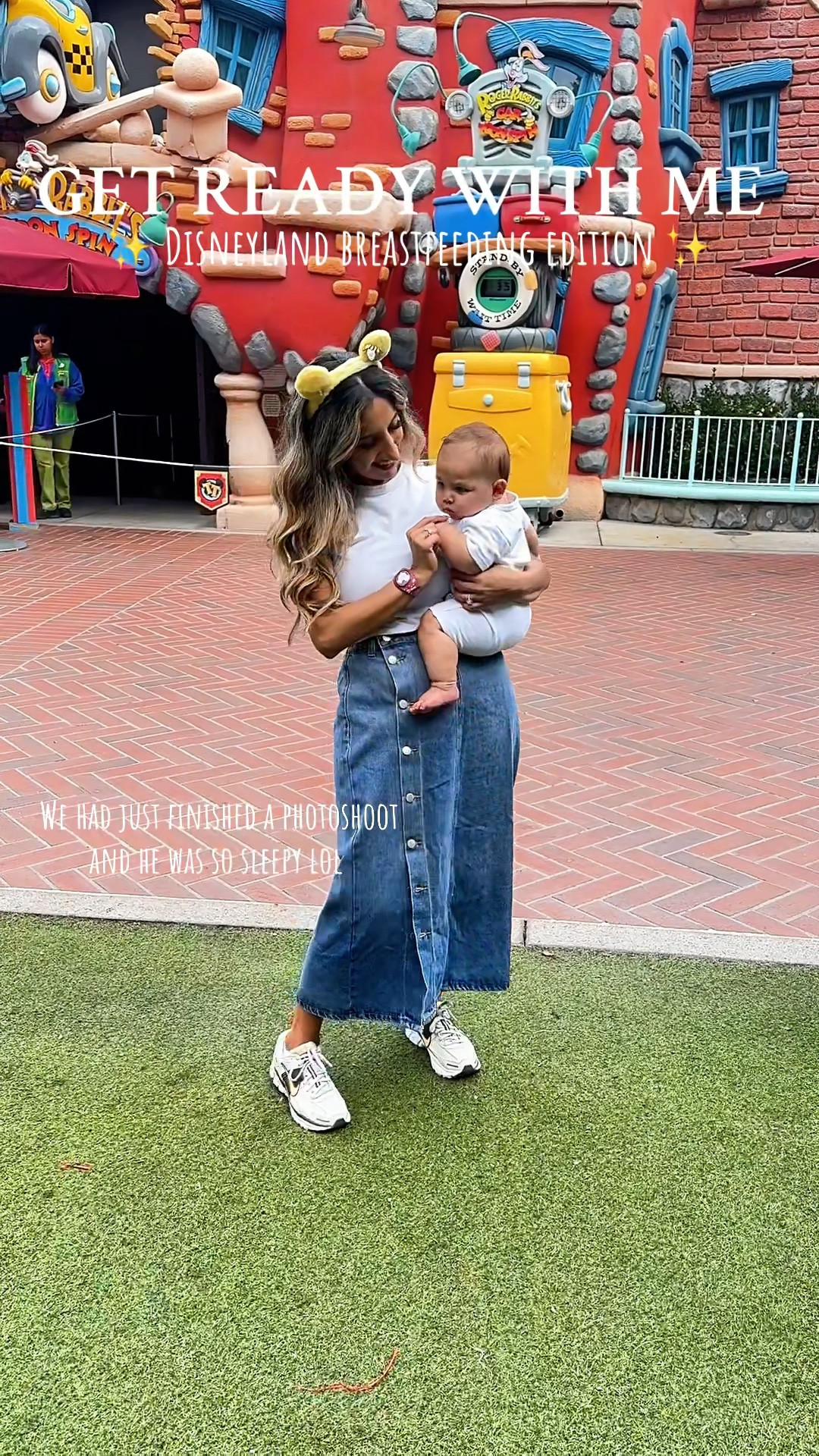 Another cute but comfy breastfeeding-friendly outfit for the parks! 💕
It may not seem like it, but my body definitely changed after pregnancy. I barely fit into 95% of my old bottoms 😅. Recently, I found these jean skirts and pants with an elastic waistband in the back, and I am living for them! They’re comfy, stretchy, and still super cute!

Also, in the last clip, my little pollito was way overdue for a nap 😴💛 We had just finished his 6-month photoshoot, so of course he needed mama’s boob and a nap right after…which he definitely got! 🍼💤 #breastfeedingMama#BreastfeedingMamay  #breastfeedingInPublic#BreastfeedingInPublicyMom 

#LTKTravel #LTKPetite #LTKBaby