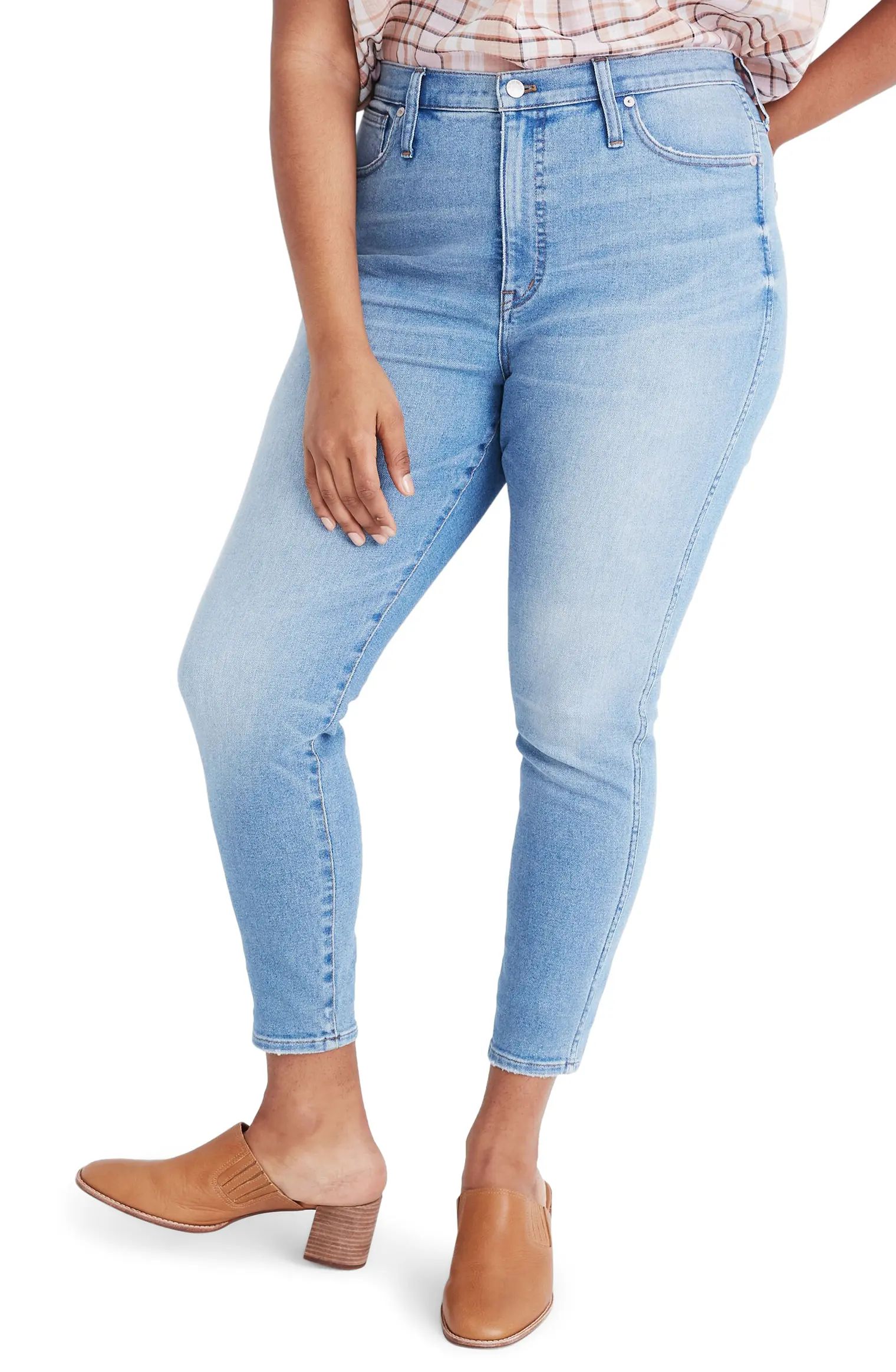 10-Inch High Waist Crop Skinny Jeans | Nordstrom