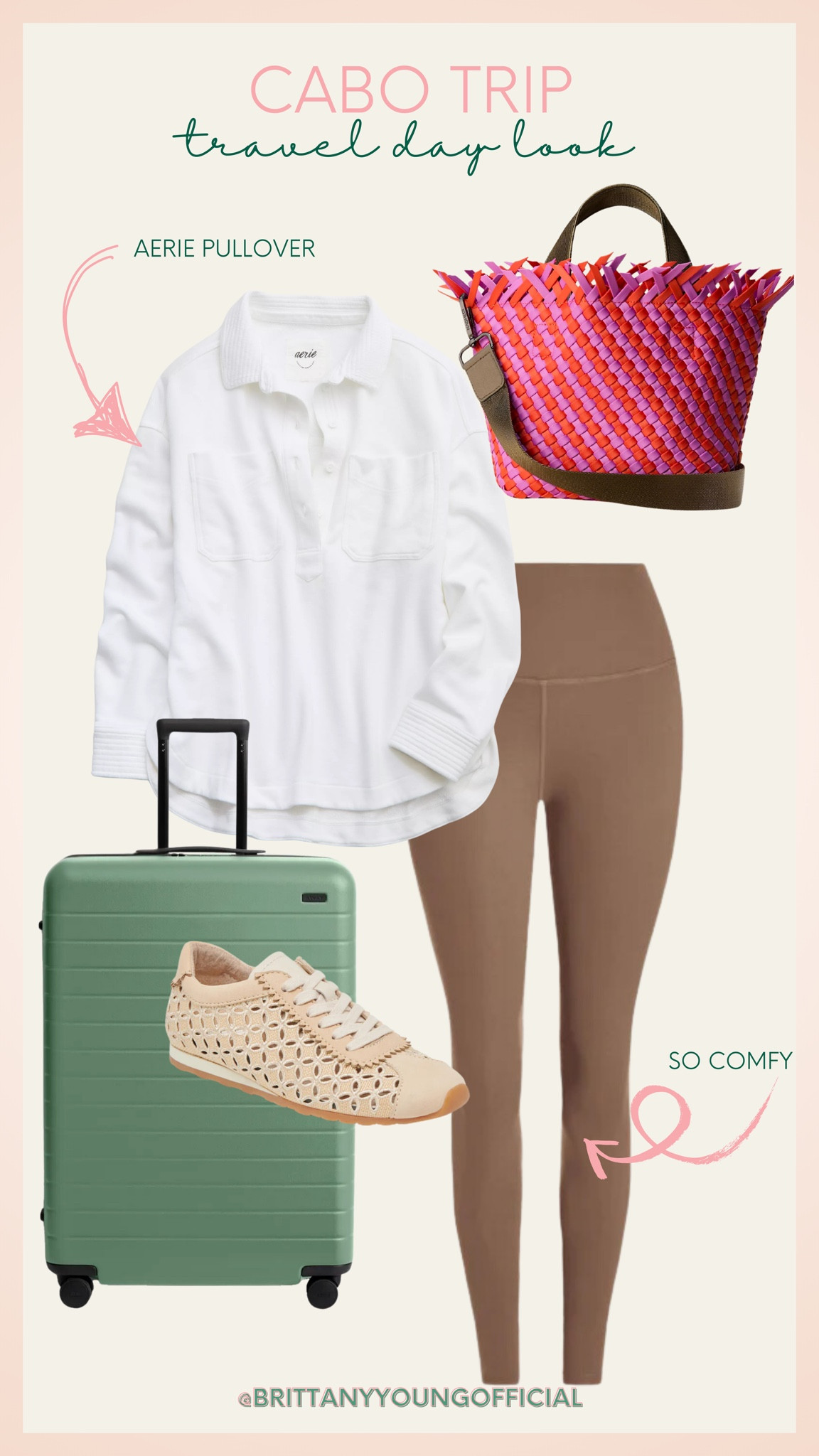 Travel day outfit inspo!  These leggings are so comfortable!

Travel wear, Luggage, Sneakers, Leggings, Pullover, Tote bag, Trendy outfits, Comfortable outfit, Casual outfit 

#LTKItBag #LTKStyleTip #LTKTravel