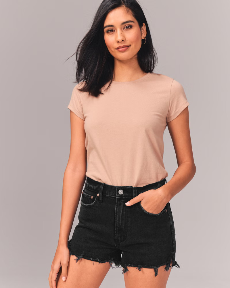 High Rise Mom Shorts | Abercrombie & Fitch (US)