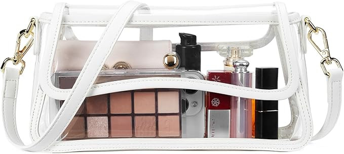 Telena Clear Purses for Women Stadium Crossbody Clear Bag for Stadium Events for Concert Festival... | Amazon (US)