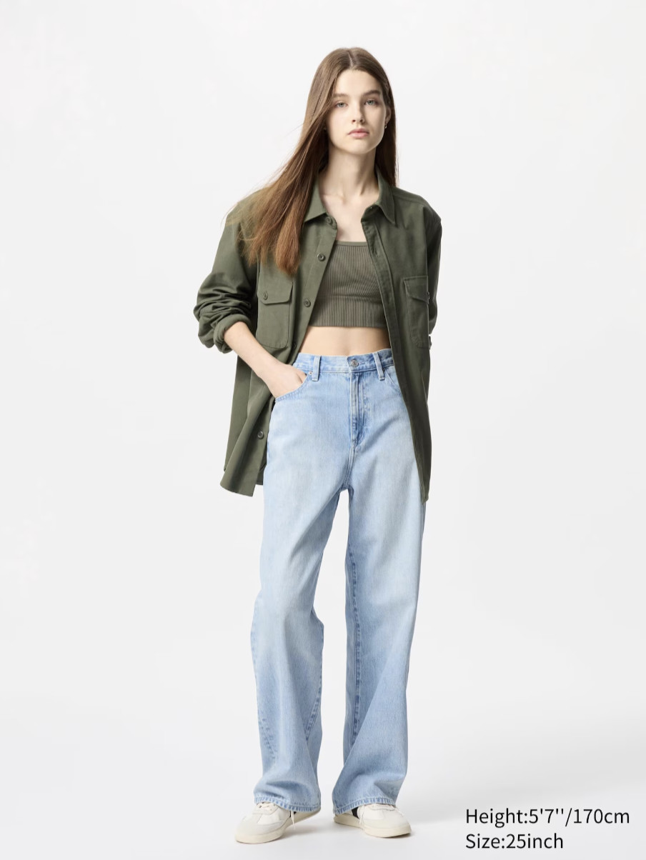 Uniqlo Wide Straight Jeans 

 #LTKcanada #LTKautumn #LTKworkwear
