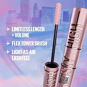 Maybelline Lash Sensational Sky High Washable Mascara Makeup, Volumizing, Lengthening, Defining, ... | Amazon (US)