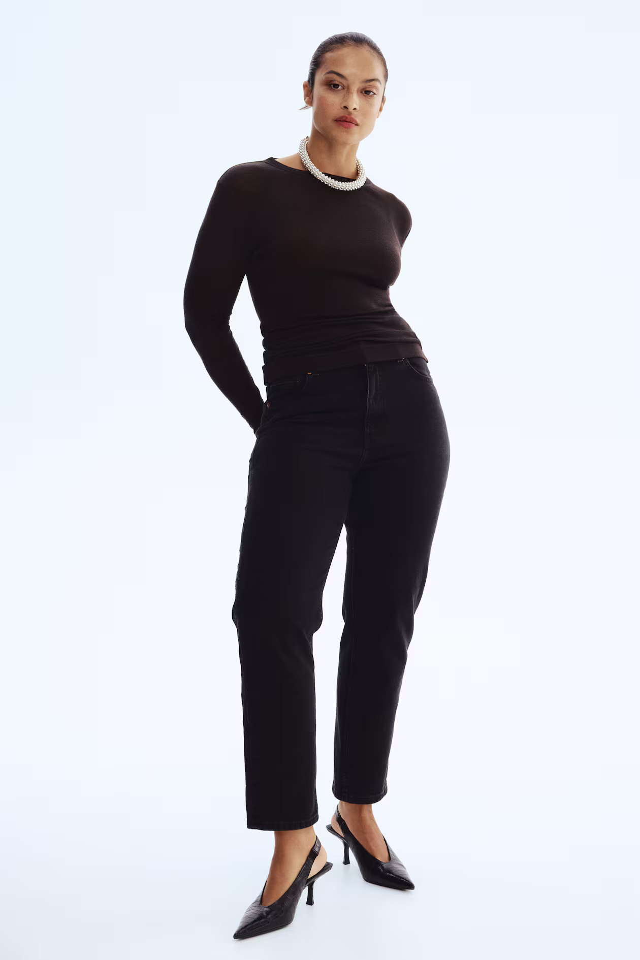 SLIM-FIT MOM HIGH ANKLE JEANS | H&M (US + CA)