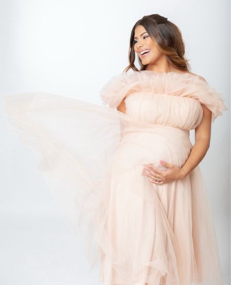 This exact dress is no longer available but I just linked all the ones that I used for my maternity pictures and also some similar options 
.
This beautiful dress was a hit for my maternity photoshoot! And I have so many compliments 🤩I ordered size Large, it’s perfect! 
Baby shower outfit maternity dress bump friendly baby shower dress Light Pink Tulle Off Shoulder Maternity Midi Dress
dress bump friendly 
.
Other ways to shop:
✨Watch my stories for links and outfit details
.
✨Copy and paste the url link from the comment Everything is linked on the LTK app. Search DANILABORY in the search bar to find & follow my profile. You can also find all links by clicking on the link in my bio - @danilabory
.
#liketkit #LTKfindsunder100 #LTKbump #LTKfindsunder50 #babyshower #babyshowerdress #maternitydress
📸 @ayanirysphoto 


#LTKBaby #LTKBump #LTKStyleTip