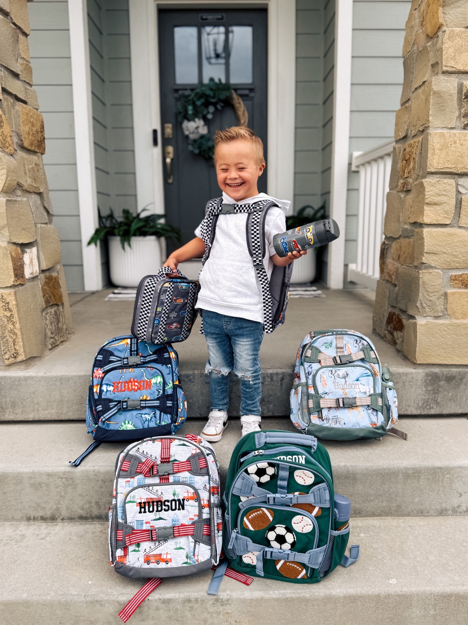 Back to school backpack bundles!! 
Huddy wears a size small and is 4 years old and headed to preschool. 

#backpacks #backtoschool #preschooler 

#LTKFamily #LTKKids #LTKSeasonal