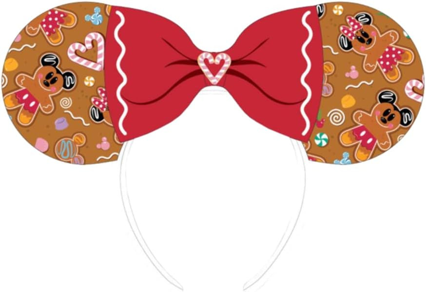 Loungefly Disney Gingerbread AOP Patent Bow Heart Headband | Amazon (US)