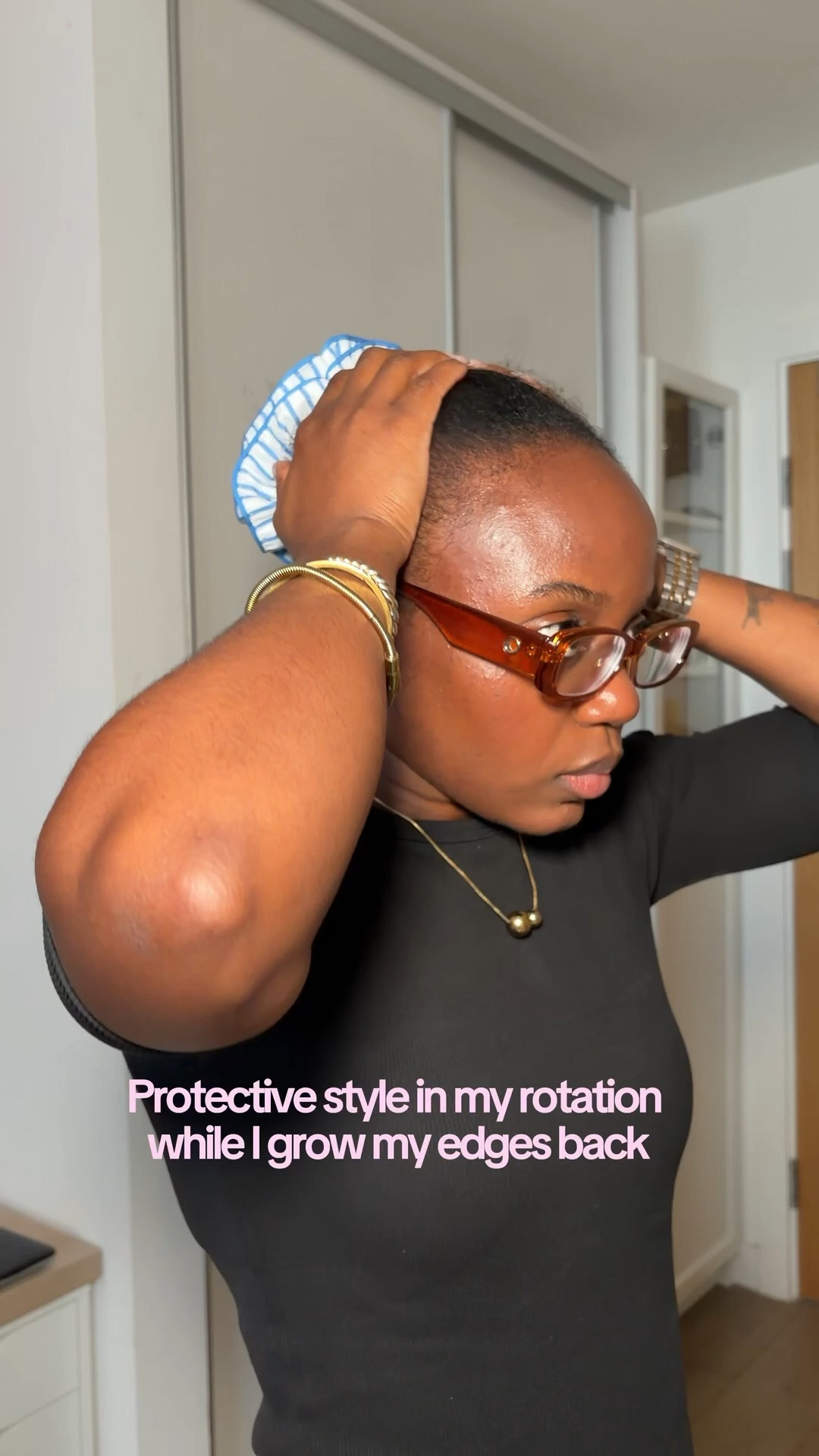 Hair products I used my protective style