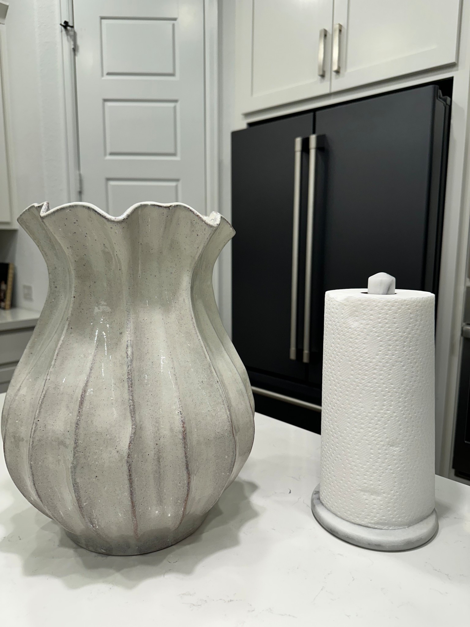 16" Pleated Ceramic Vase Sour Cream - Hearth & Hand™ with Magnolia for Target. 🎯 
This vase is gorgeous but I wanted to show the size of the largest one because it’s huge!!!!

#LTKFindsUnder50 #LTKHome #LTKStyleTip