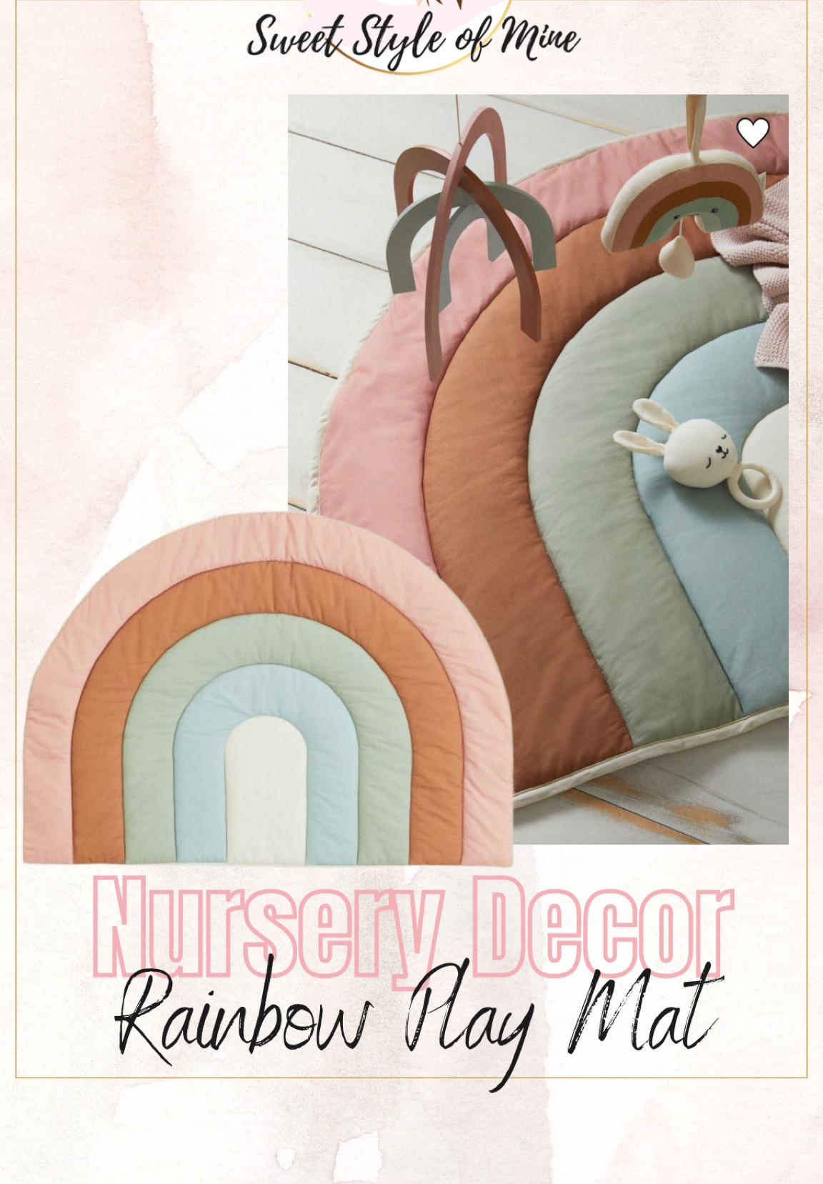 Baby nursery rainbow play mat from H&M

#LTKFind #LTKbaby #LTKunder50