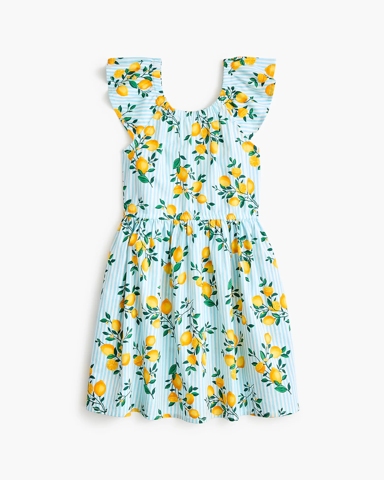 Girls' lemon bow-back dress | J.Crew Factory