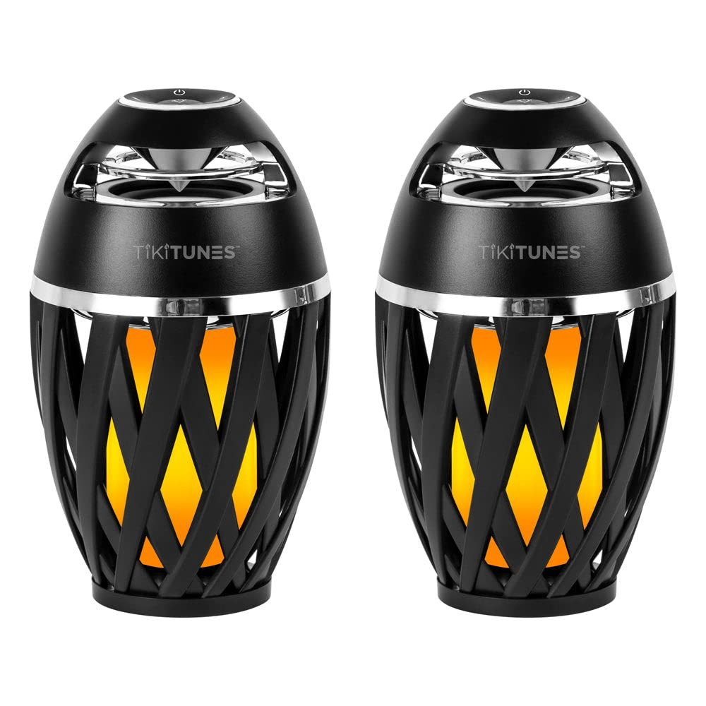 TikiTunes Portable Bluetooth 5.0 Indoor/Outdoor Wireless Speakers, LED Torch Atmospheric Lighting... | Amazon (US)