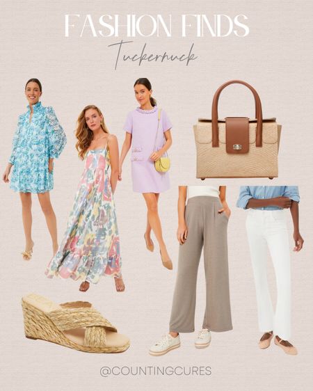 Grab these stylish pants, dresses, sandals and handbag from Tuckernuck that are perfect for this spring and summer!
#vacationlook #resortwear #outfitinspo #casualoutfit

#LTKShoeCrush #LTKSeasonal #LTKItBag