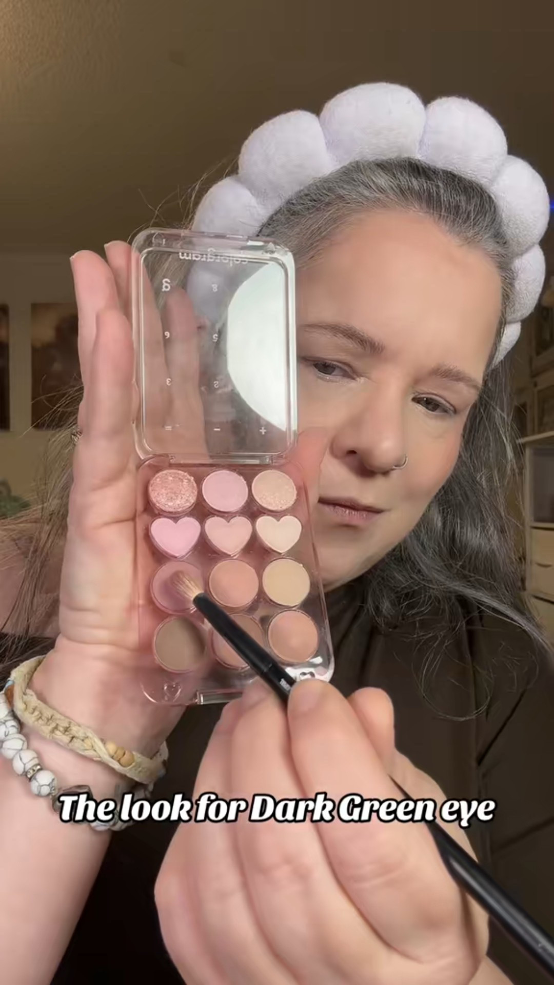 This is become my favorite eye palette in the last couple weeks. It goes so well with my eye color, which is a dark to mid green. I’m loving the books. I’m creating with it.

#LTKvlog #LTKOver40 #LTKBeauty