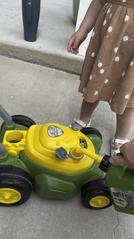 She is OBSESSED with this little lawn mower and it’s only $20! How cute is the “gas” can that comes with it?! It makes bubbles and has no batteries! 🙌🙌🙌

#LTKSeasonal #LTKkids #LTKfindsunder50